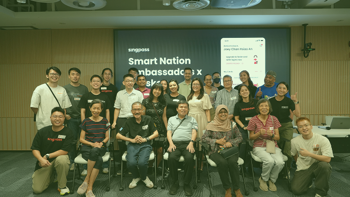 Picture shows Smart Nation Ambassadors at the first Smart Nation Ambassadors Advocacy Programme